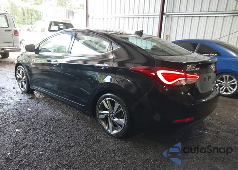 2014 Hyundai Elantra Limited из США, поврежденный, VIN 5NPDH4AE9EH460022